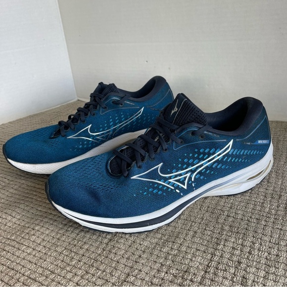Mizuno Waverider 25 (Men's) Imperial Blue Size 12 - Picture 1 of 13